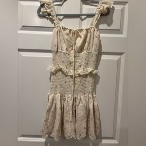 Vintage Havana Cream Floral Dress